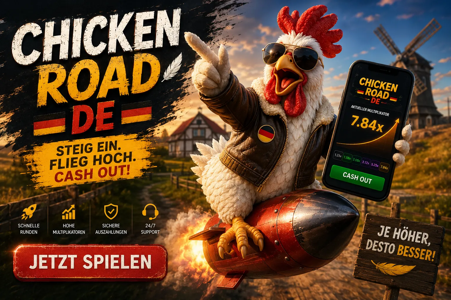 Chicken road spielen